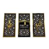 Three-Frame Allah Muhammad Kaaba Wall Art – Elegant Islamic Calligraphy for Home & Office Décor