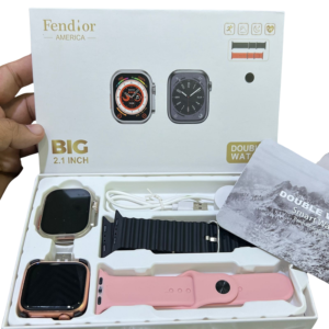 Fendior Dual Couple Smart Watches with Wireless Charger